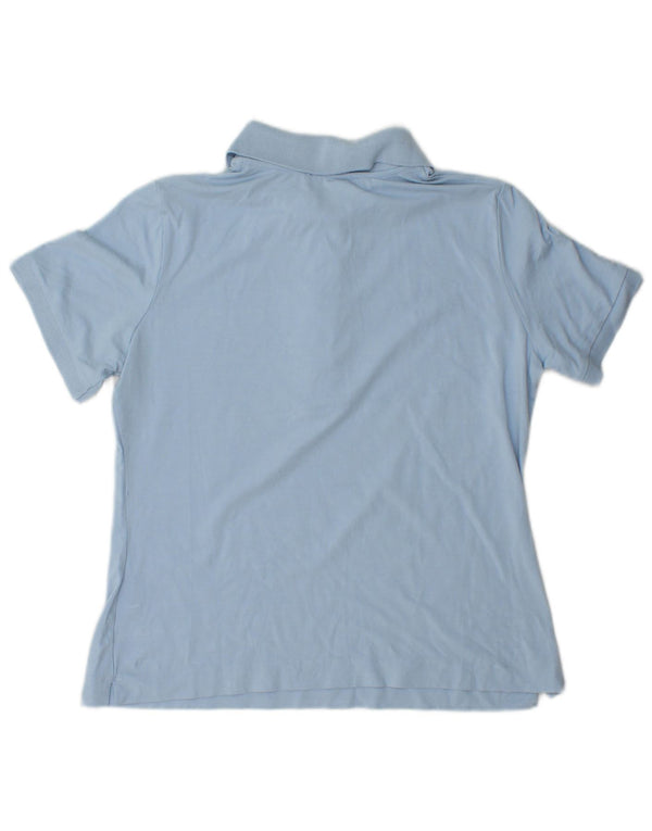 Polo da donna Luisa Spagnoli UK 16 Large in viscosa blu