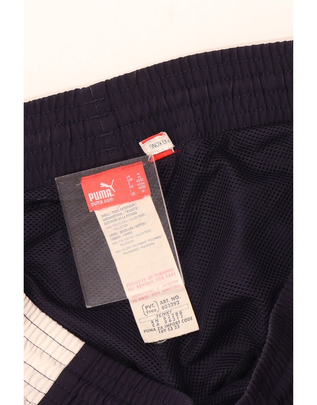 Puma Pantaloni da tuta da uomo Joggers Medium Navy Blue Colourblock Sports
