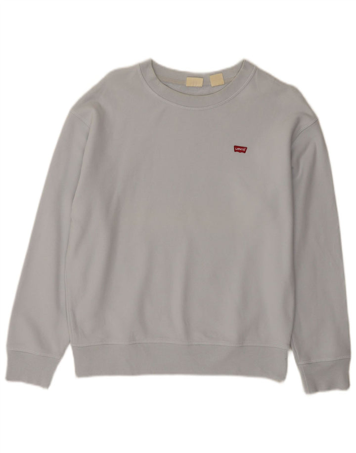 Felpa oversize da donna Levi's UK 10 piccola blu