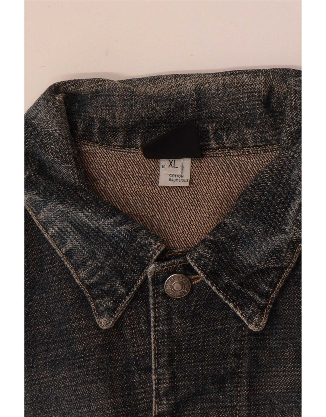 Giacca in denim da donna Vitamina UK 18 XL cotone grigio