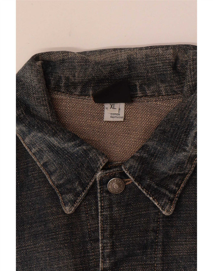 Giacca in denim da donna Vitamina UK 18 XL cotone grigio
