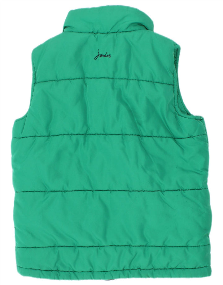 Gilet imbottito per ragazzi Joules 2-3 anni in poliestere verde