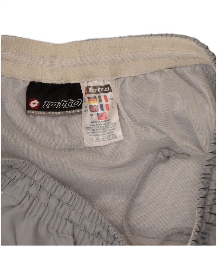 Pantaloncini sportivi da uomo Lotto UK 40/42 Large Grigio Colourblock Poliestere