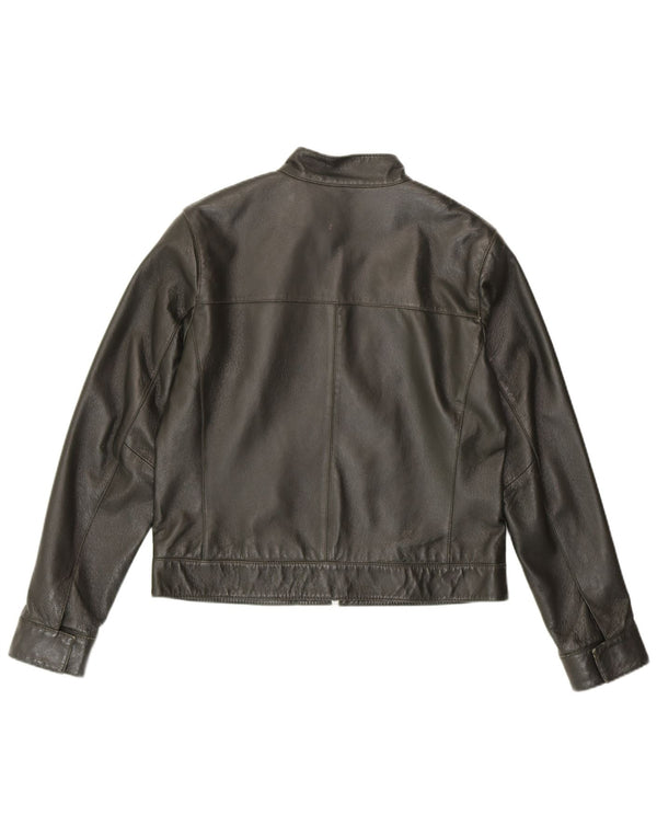 Giacca in pelle da donna HELLINE UK 14 Pelle verde medio