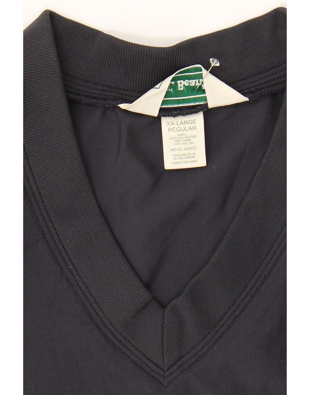 L.L.BEAN Mens Sweatshirt Jumper 2XL Navy Blue Polyester Vintage L.L.Bean and Second-Hand L.L.Bean from Messina Hembry 
