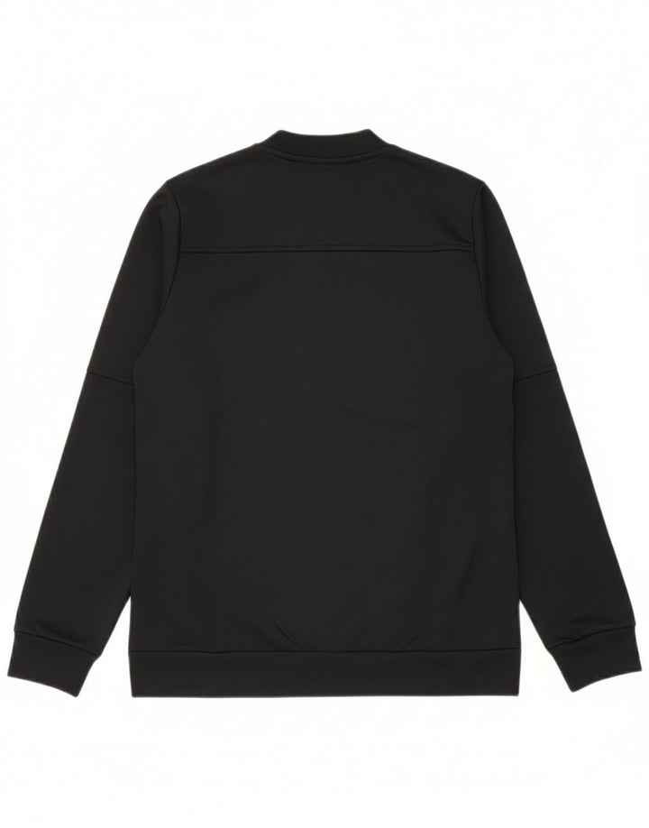 Giacca da ginnastica Adidas Primegreen da ragazzo 11-12 anni in poliestere nero