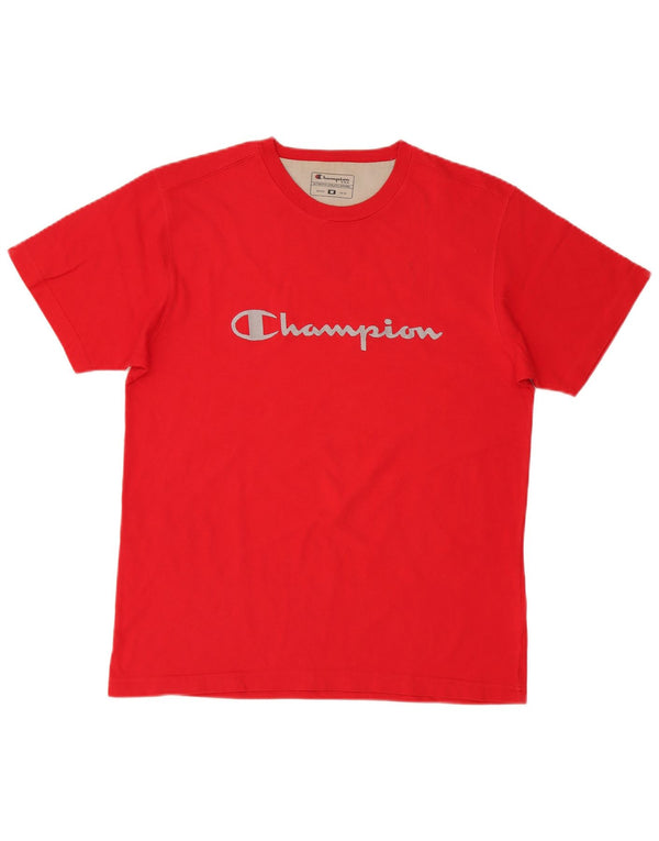 T-shirt grafica da uomo Champion Top rossa media