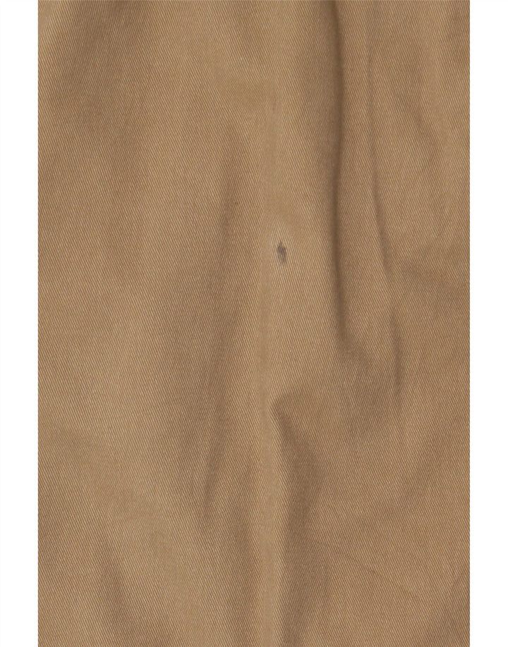 MARKS & SPENCER Pantaloncini chino da uomo W32 cotone marrone medio