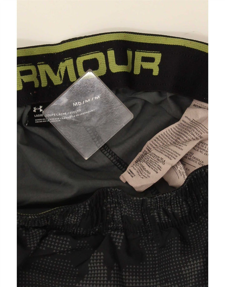 Pantaloncini sportivi da uomo Under Armour Poliestere mimetico grigio medio