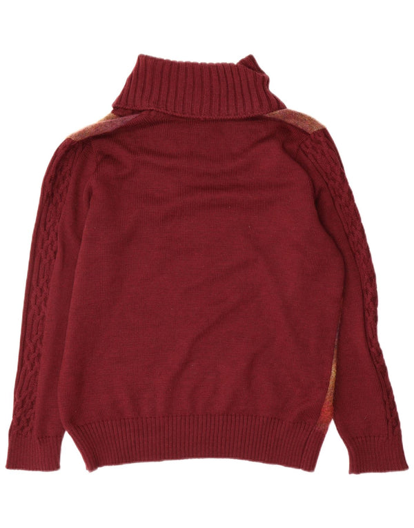 Rosanna Pellegrini Maglione a collo alto da donna IT 50 XL Bordeaux