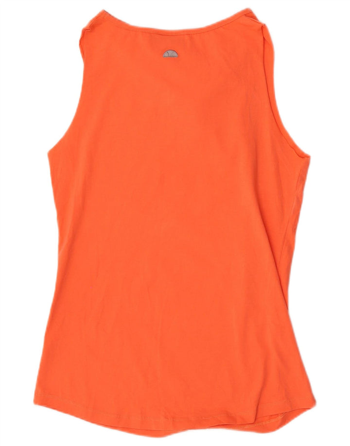 Canotta grafica da donna Ellesse UK 10 piccola arancione