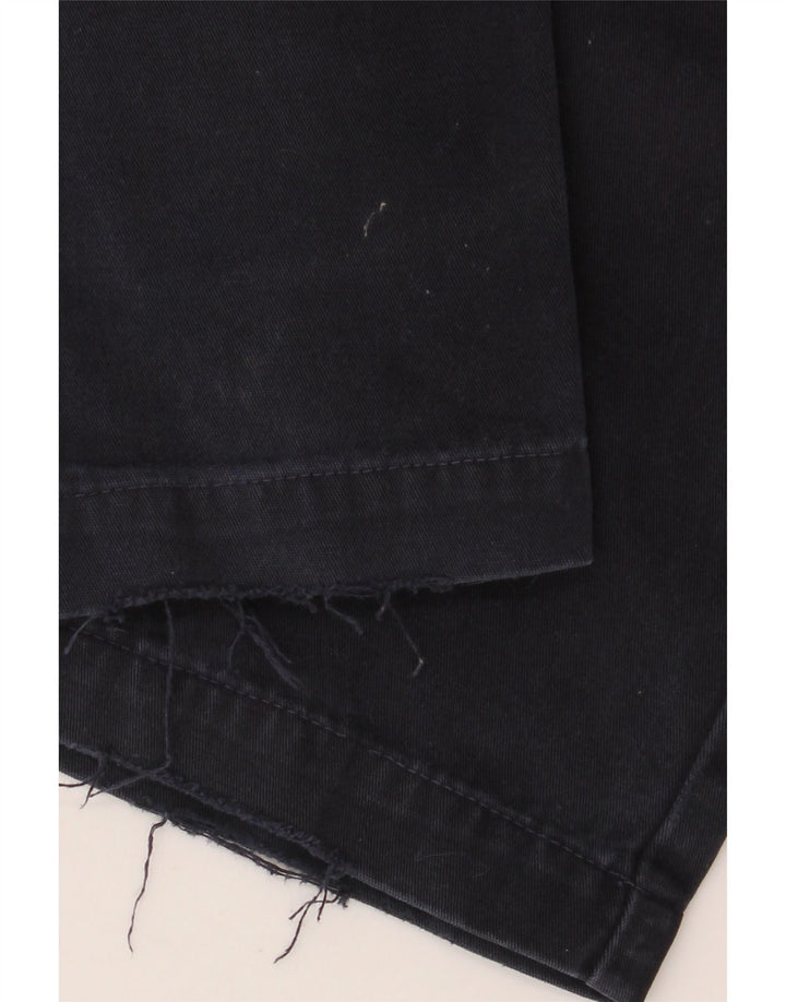 DOCKERS Pantaloni chino dritti kaki da uomo W33 L32 cotone blu navy
