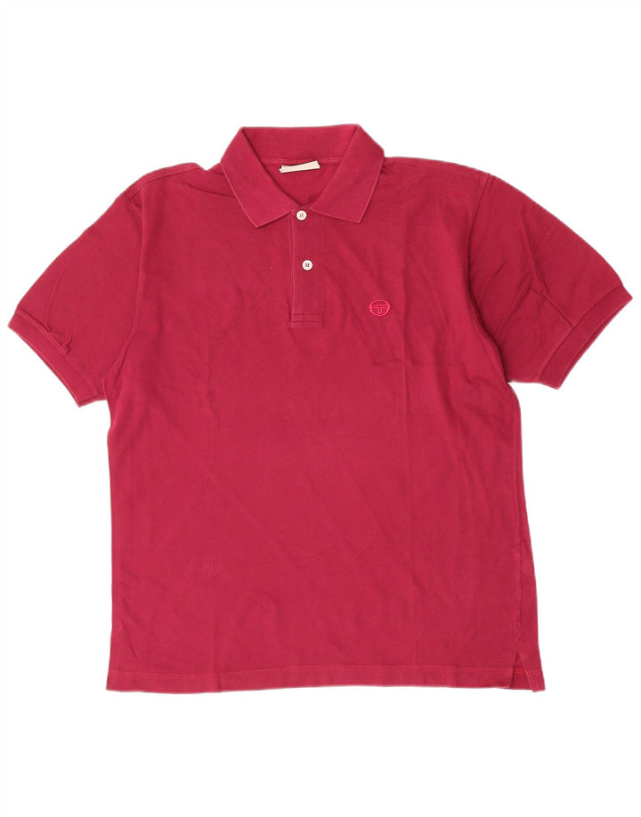 Polo Uomo Sergio Tacchini IT 48 Bordeaux Medio Cotone