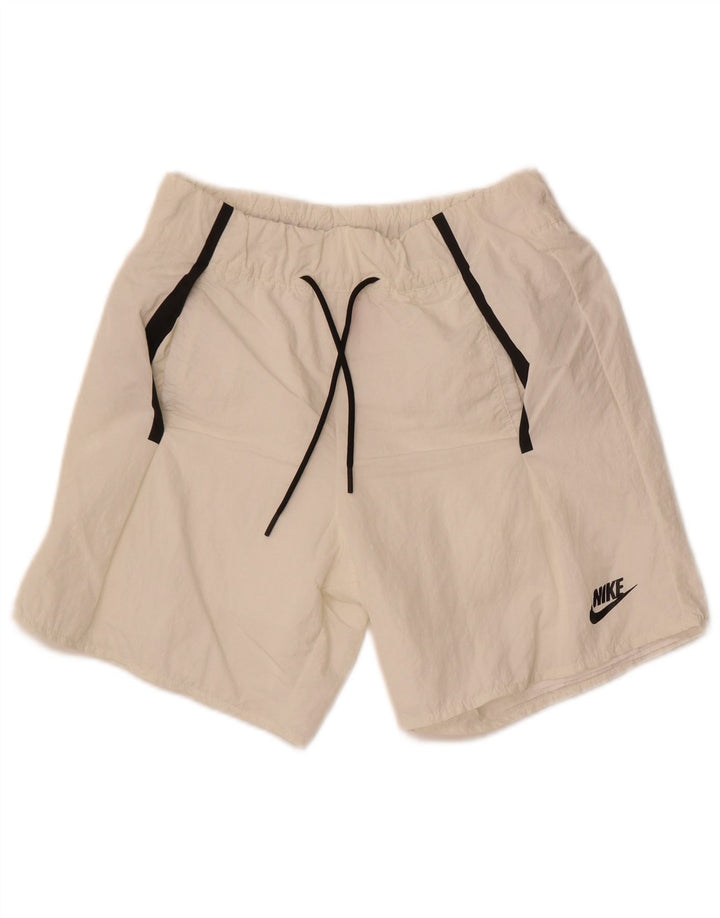 Pantaloncini sportivi Nike da uomo XS in nylon bianco
