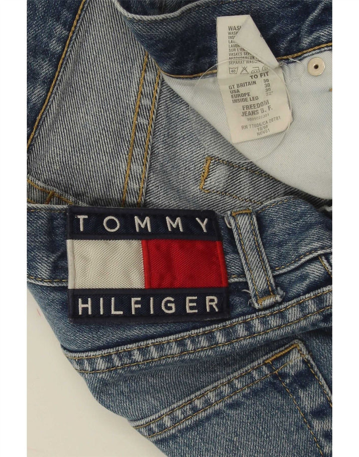 Jeans dritti da uomo Tommy Hilfiger W30 L30 cotone blu