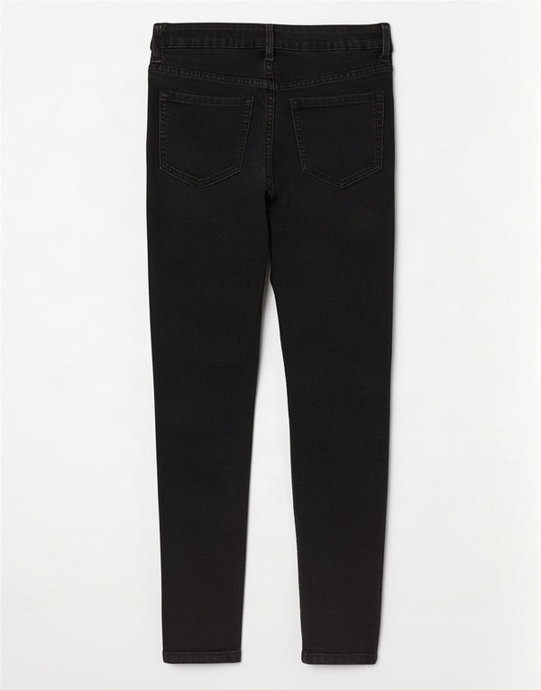 Marks & Spencer Donna The Ivy Skinny Jeans UK 10 Small W28 L28 Nero