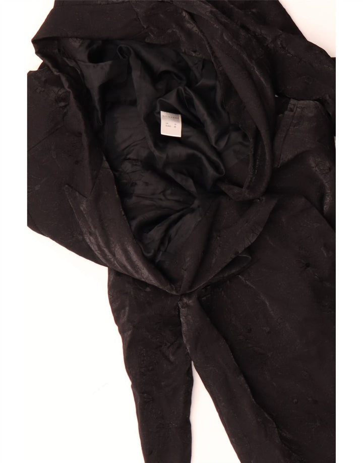 Soprabito da donna RICHARDS UK 10 piccolo in viscosa floreale nera