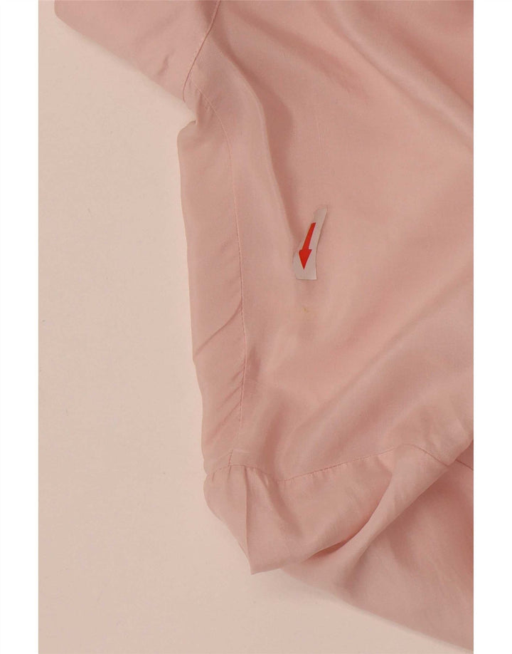 Camicetta camicia oversize da donna vintage IT 44 seta rosa medio