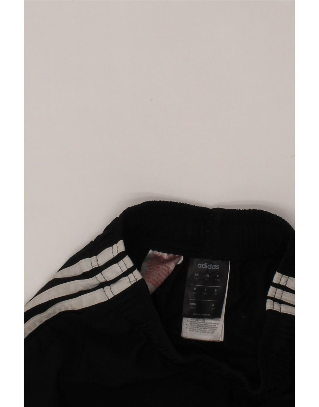 Pantaloncini sportivi ADIDAS da bambino 7-8 anni in poliestere nero