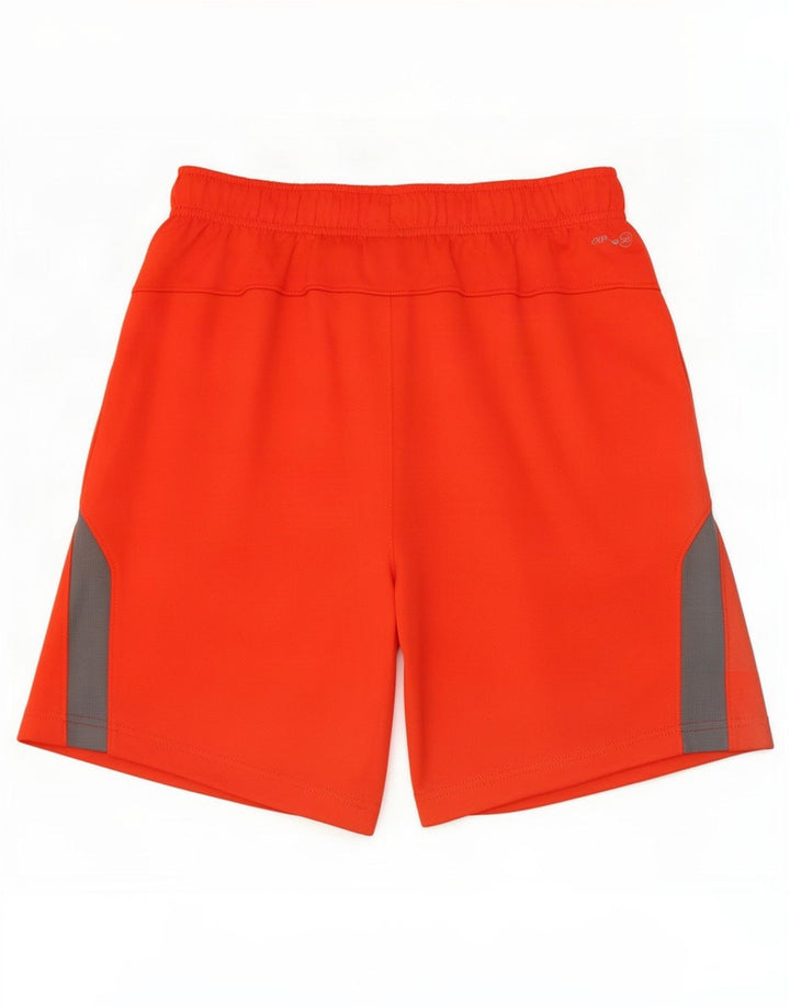 Pantaloncini sportivi da uomo Russell Athletic, poliestere color block rosso medio