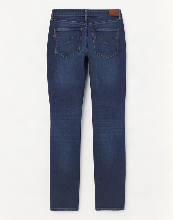 Jeans slim a vita media Levi's Demi Curve da donna W28 L32 in cotone blu