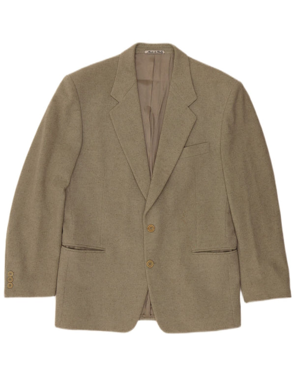 Giacca blazer da uomo a 2 bottoni VINTAGE IT 48 Verde medio Poliammide