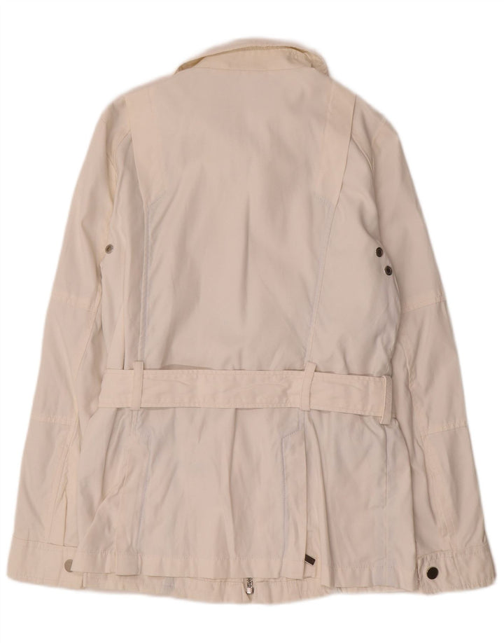 Giacca utility da donna Zara UK 12 nylon bianco sporco medio