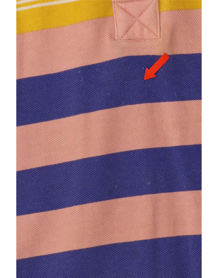 CREW CLOTHING Felpa da donna Maglione UK 16 Grande a righe multicolore