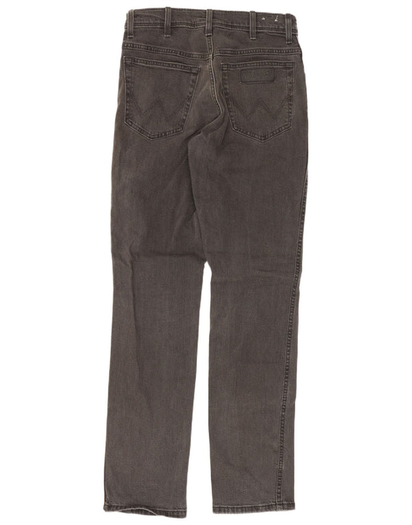 Wrangler Mens Texas Slim Jeans W30 L32 Grey Cotton