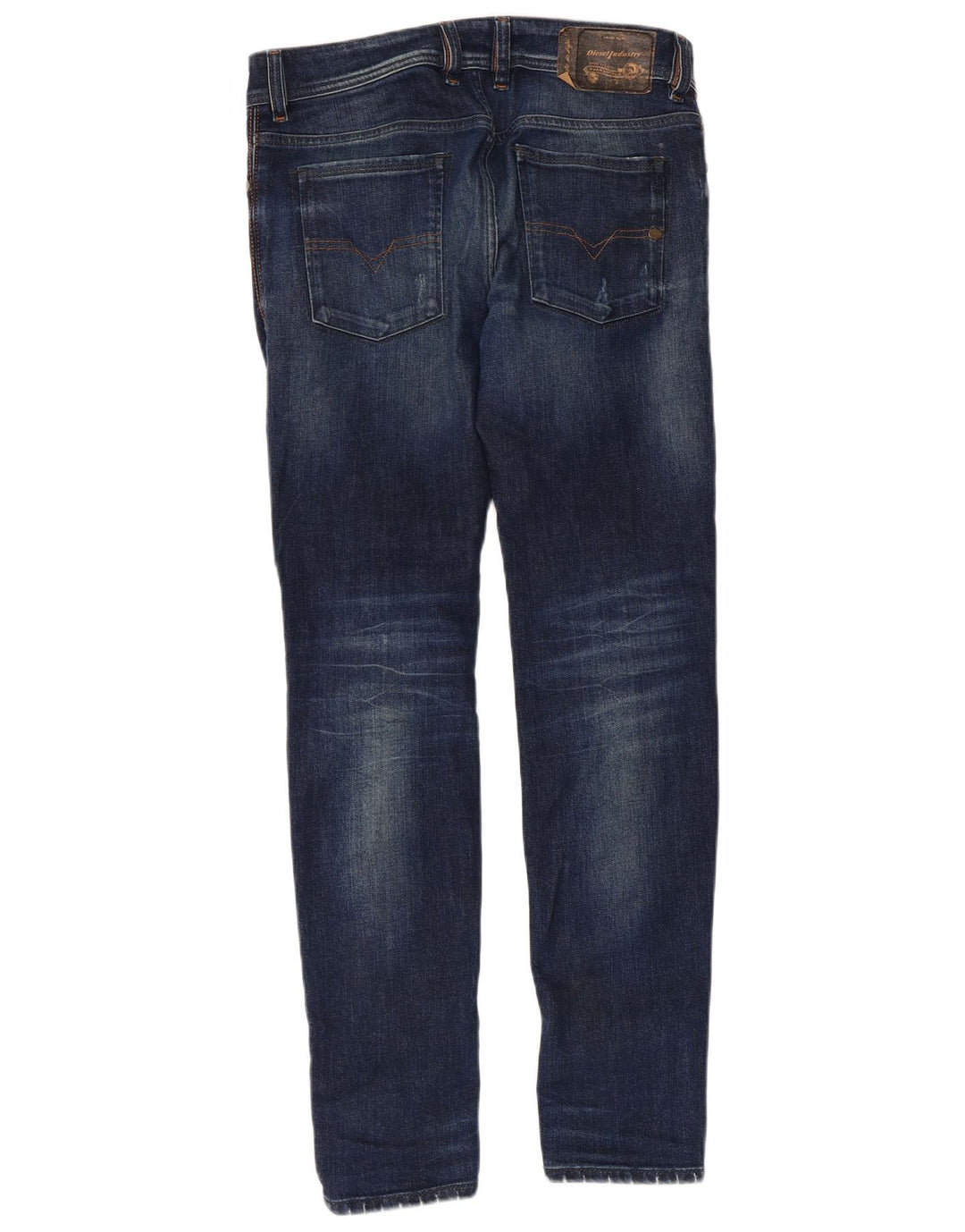 DIESEL Jeans skinny slim effetto consumato da uomo W30 L30 in cotone blu