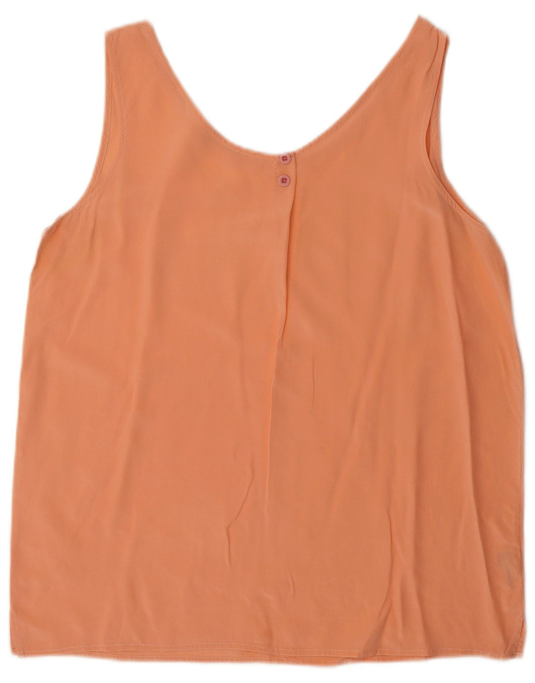 BALLOON Camicetta senza maniche da donna Top UK 14 Seta arancione medio