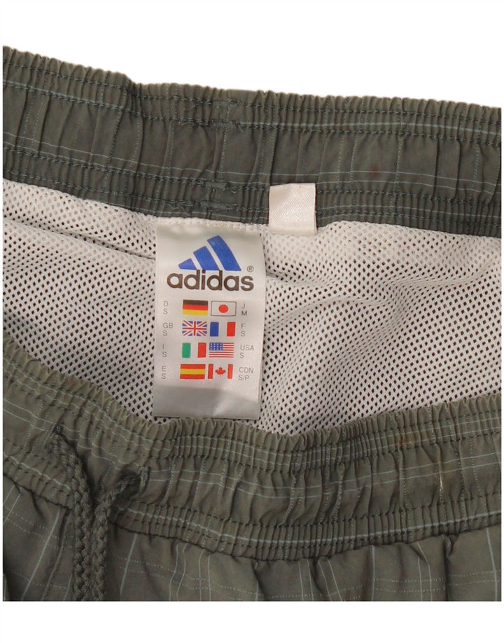 Pantaloncini da bagno da uomo Adidas Small Khaki Check