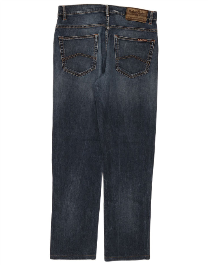 MARLBORO CLASSICS Jeans dritti da uomo W33 L29 cotone blu navy