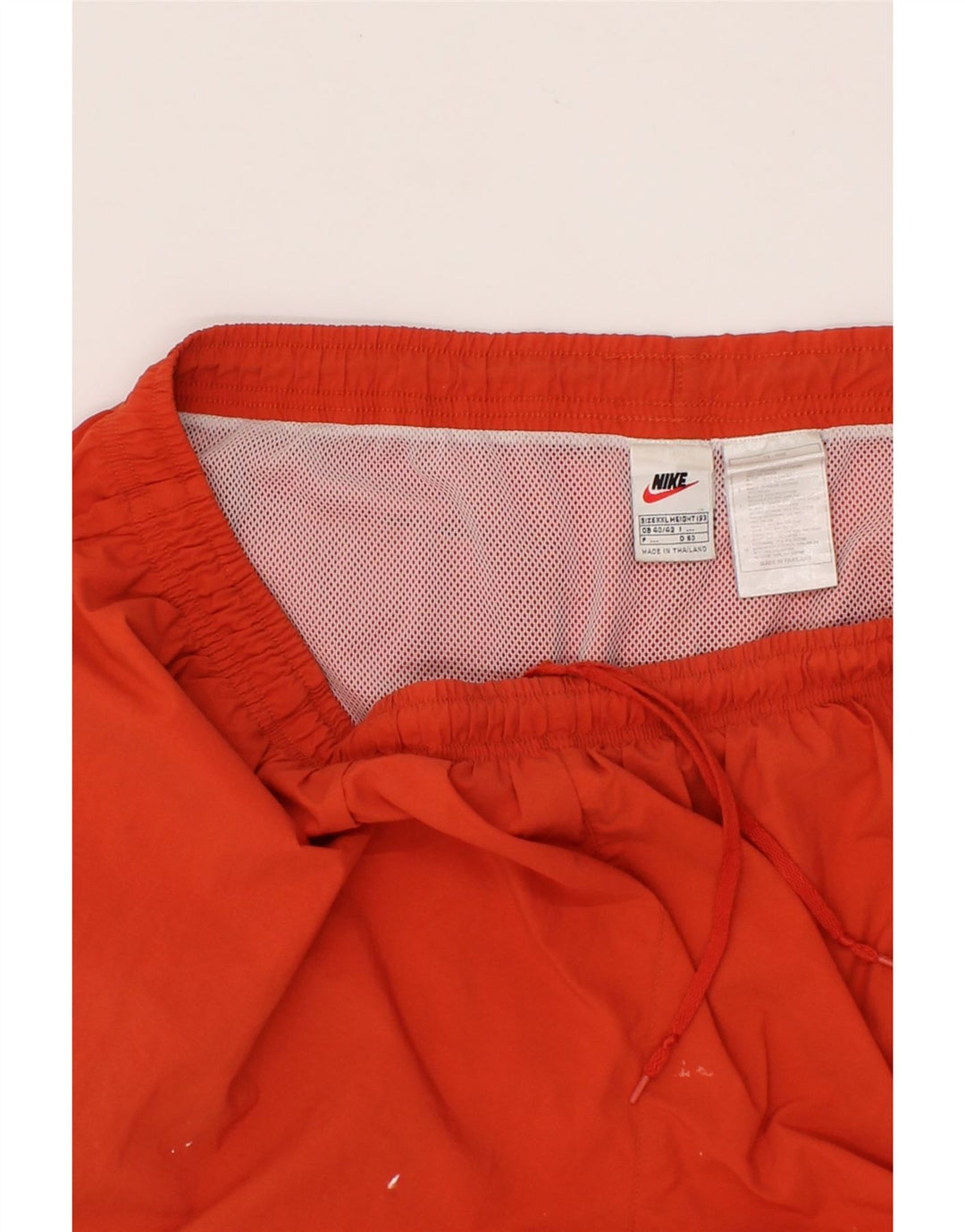 NIKE Mens Graphic Swimming Shorts 2XL  Red Polyester Vintage Nike and Second-Hand Nike from Messina Hembry 