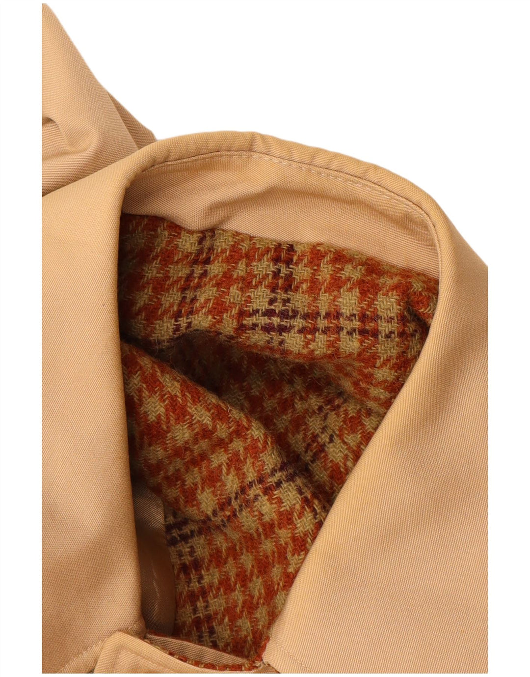 Cappotto vintage da donna UK 12 beige medio