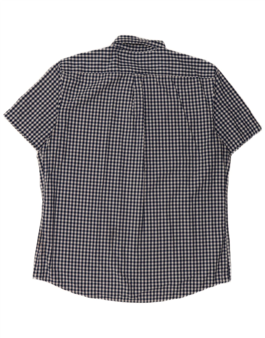 Camicia a maniche corte da uomo IZOD XL in cotone a quadretti blu