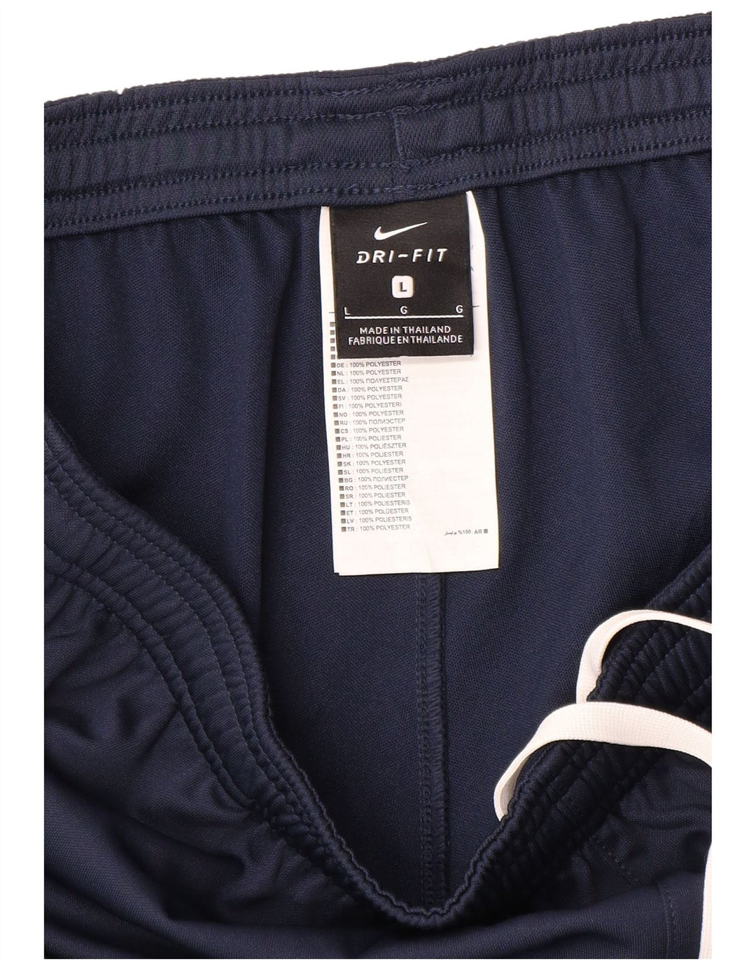 Pantaloni da tuta Nike Dri Fit da uomo, grandi, in poliestere blu navy