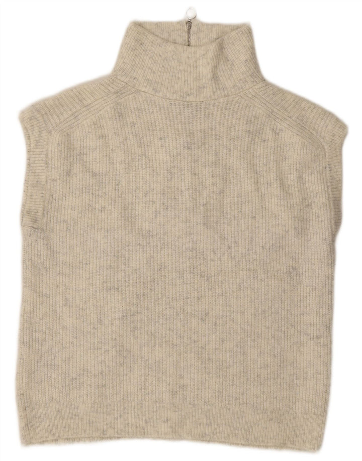 Canotta oversize da donna Marks & Spencer UK 10 piccola grigia chiazzata