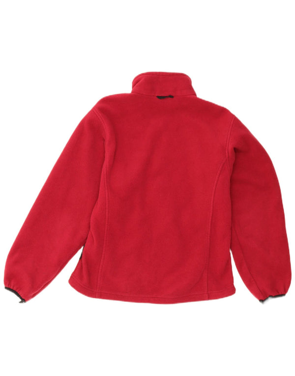 Giacca in pile da donna Jack Wolfskin UK 12/14 Poliestere bordeaux medio