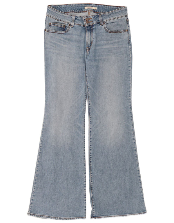 Jeans Levi's da donna super svasati W31 L34 cotone blu