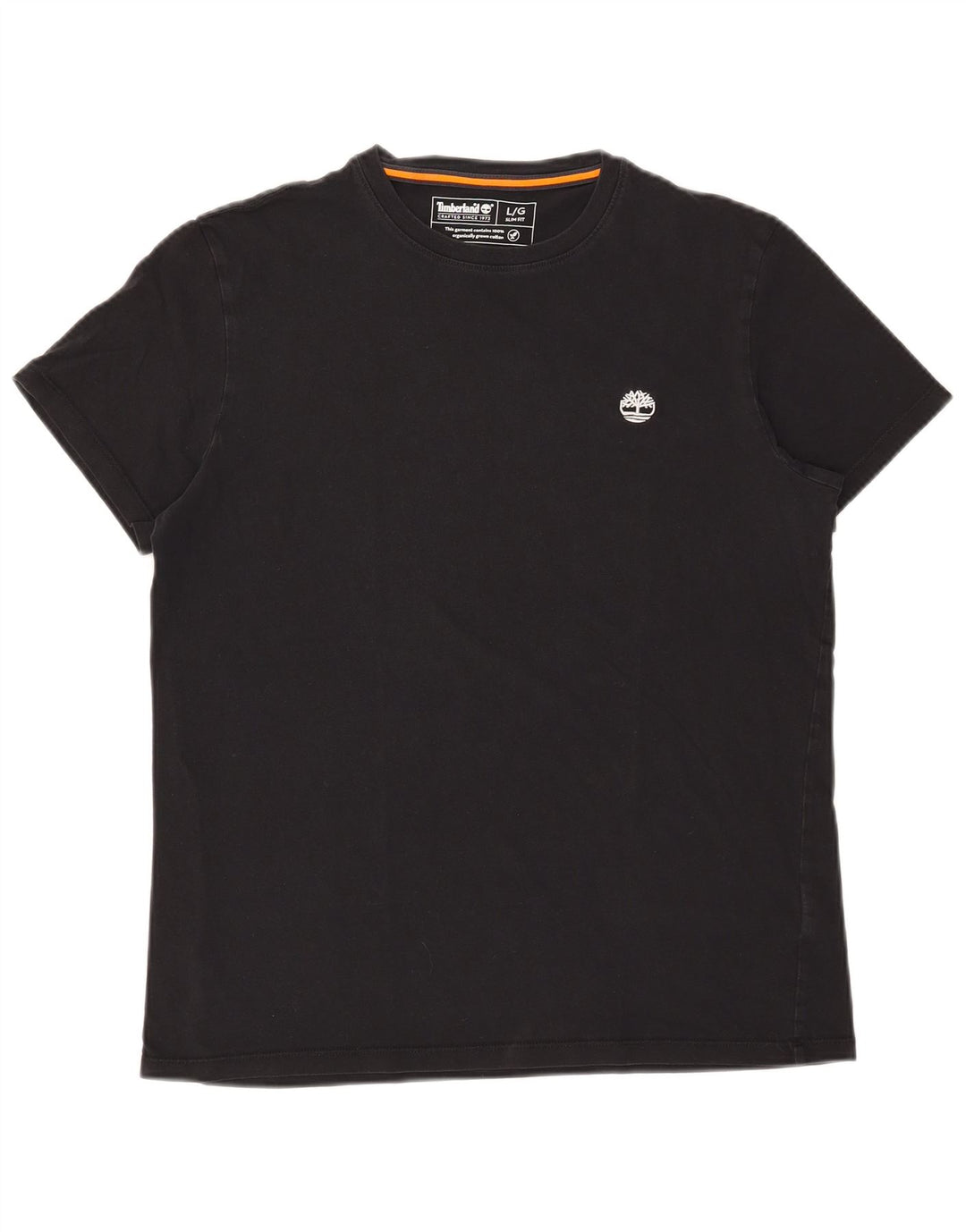 T-shirt da uomo slim fit Timberland grande nera