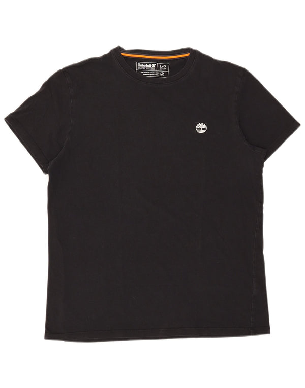T-shirt da uomo slim fit Timberland grande nera