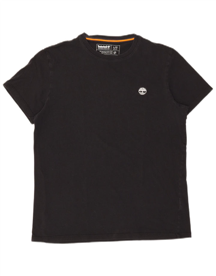 T-shirt da uomo slim fit Timberland grande nera