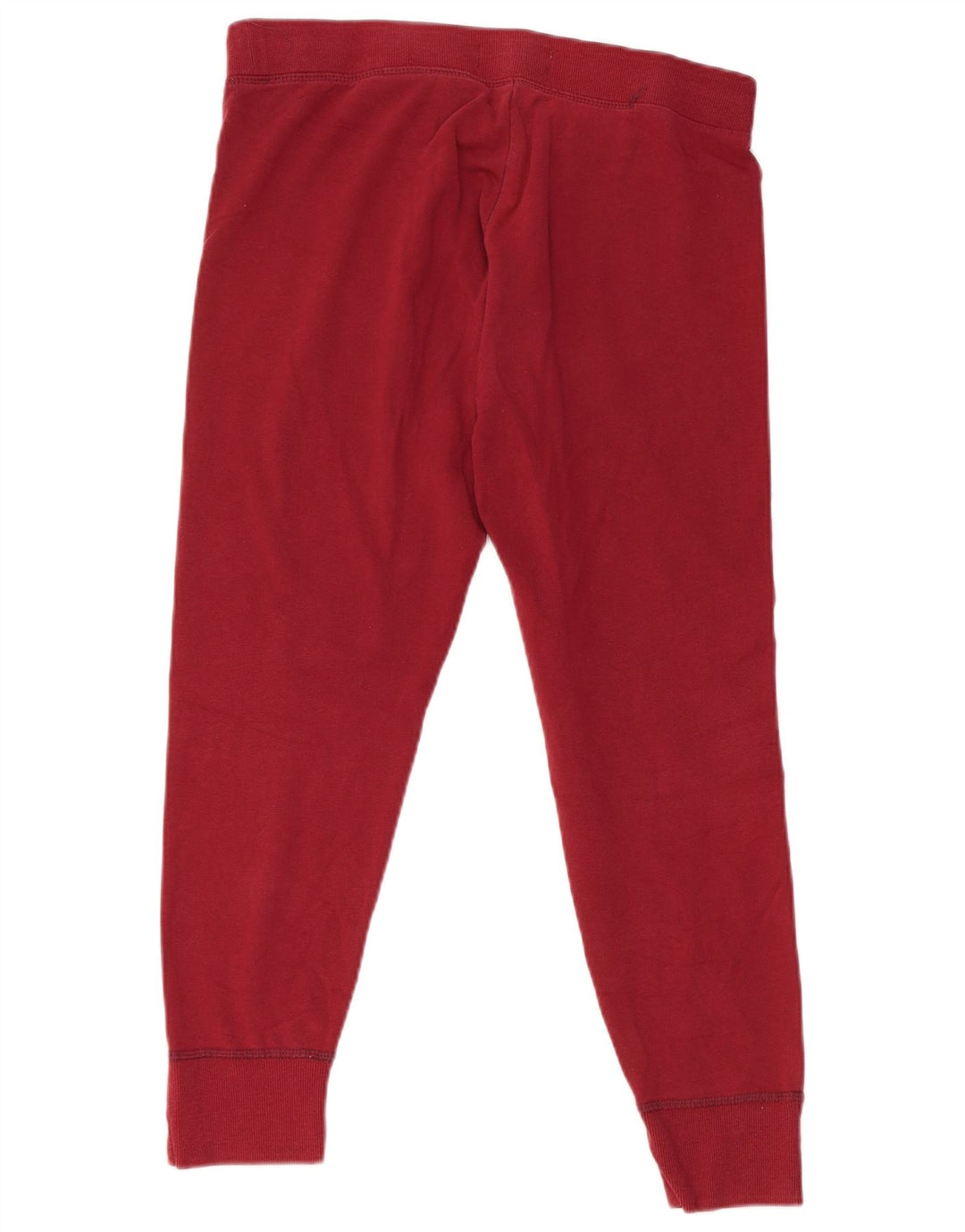 HOLLISTER Womens Graphic Tracksuit Trousers Joggers UK 14 Large Burgundy