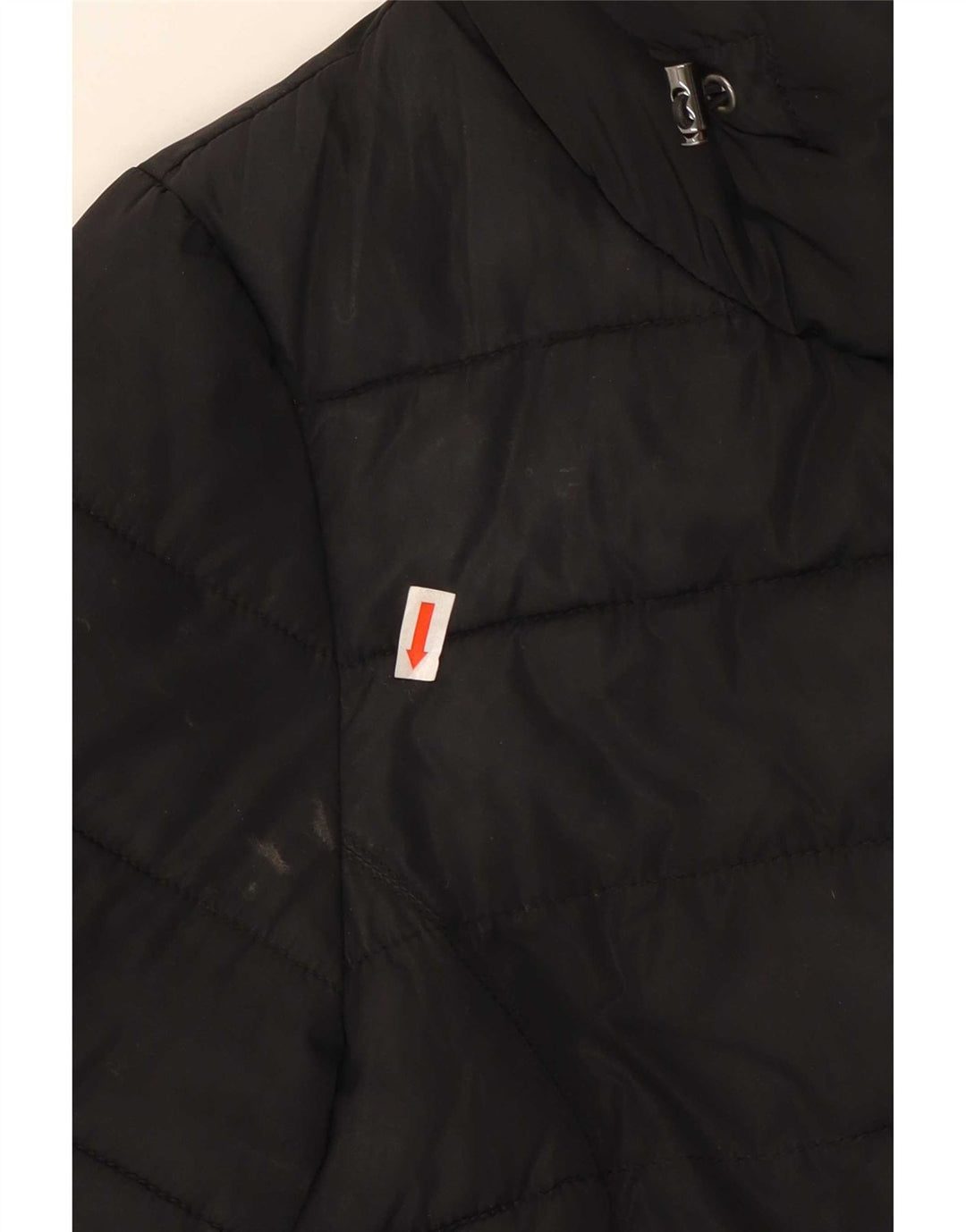 Giacca imbottita con cappuccio da donna French Connection UK 10 piccola poliestere nero