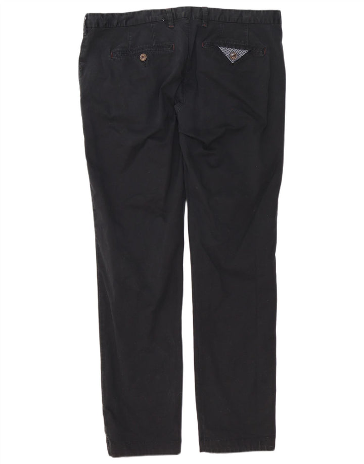 Pantaloni da abito slim da uomo Ted Baker W38 L34 cotone nero