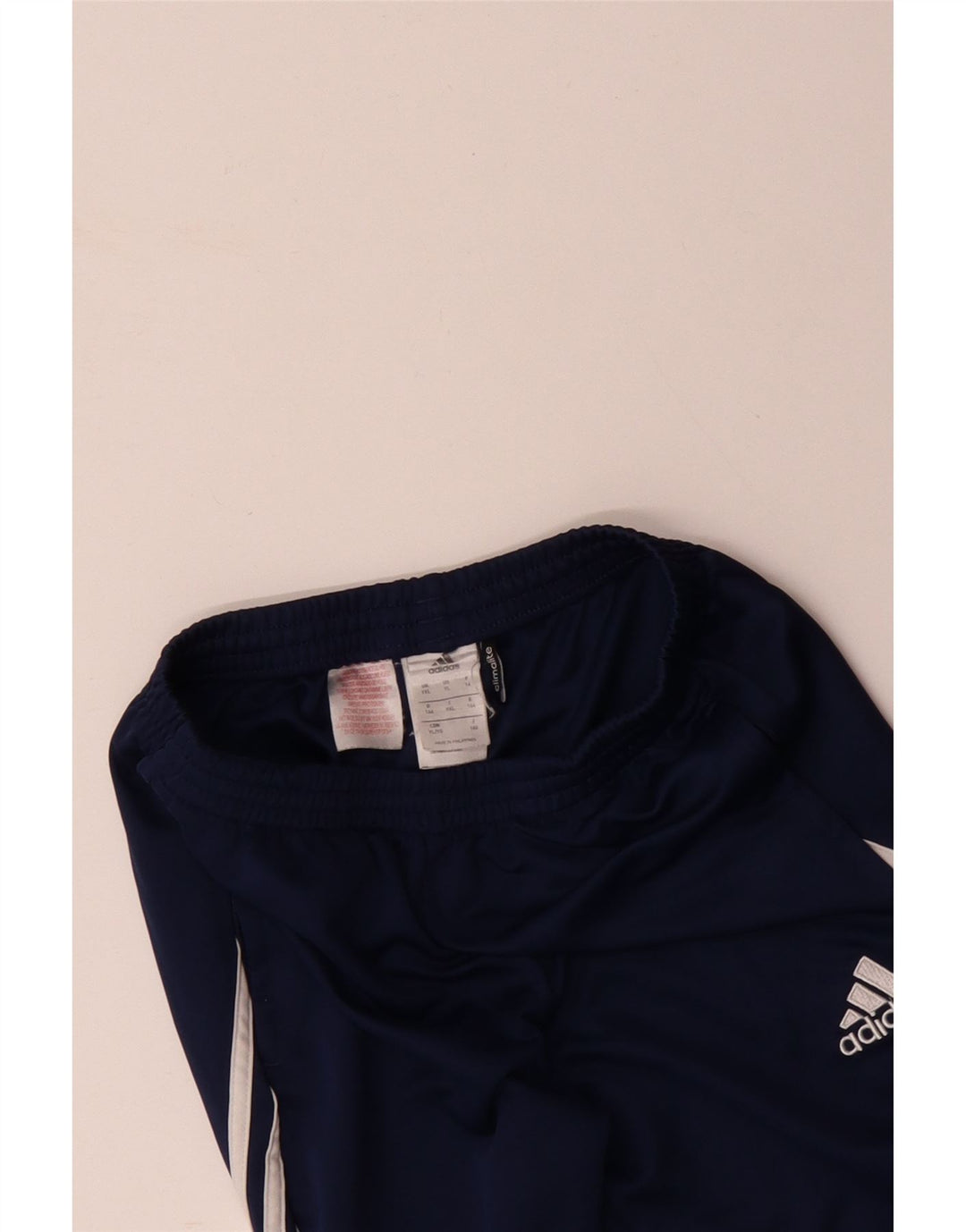 Pantaloni della tuta ADIDAS da bambino Climalite 13-14 anni in poliestere blu