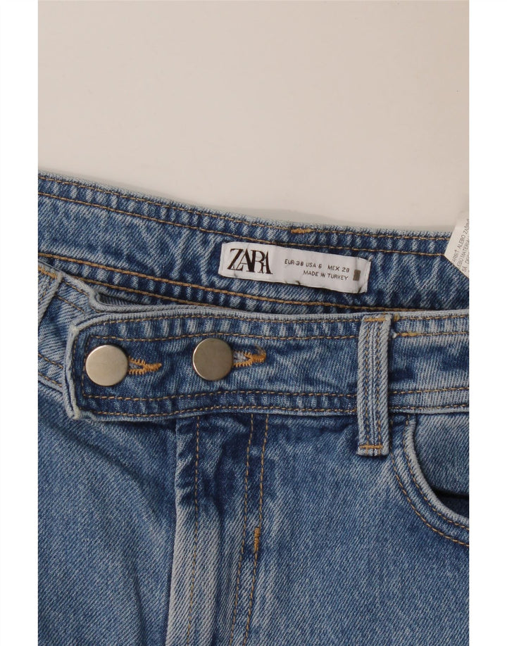 Jeans Bootcut da donna Zara EU 38 Small W28 L32 Blu