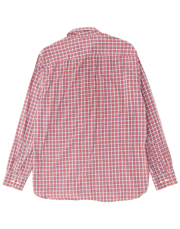 Camicia da uomo Regular Fit Tommy Hilfiger, cotone a quadri rossi grandi