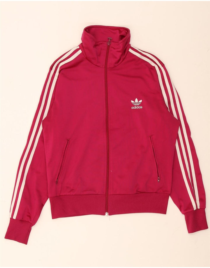 Giacca da ginnastica grafica da donna Adidas EU 42 poliestere rosa medio
